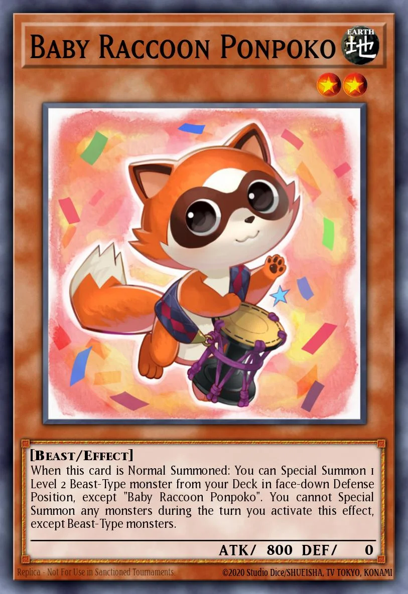 Baby Raccoon Ponpoko 「EN」