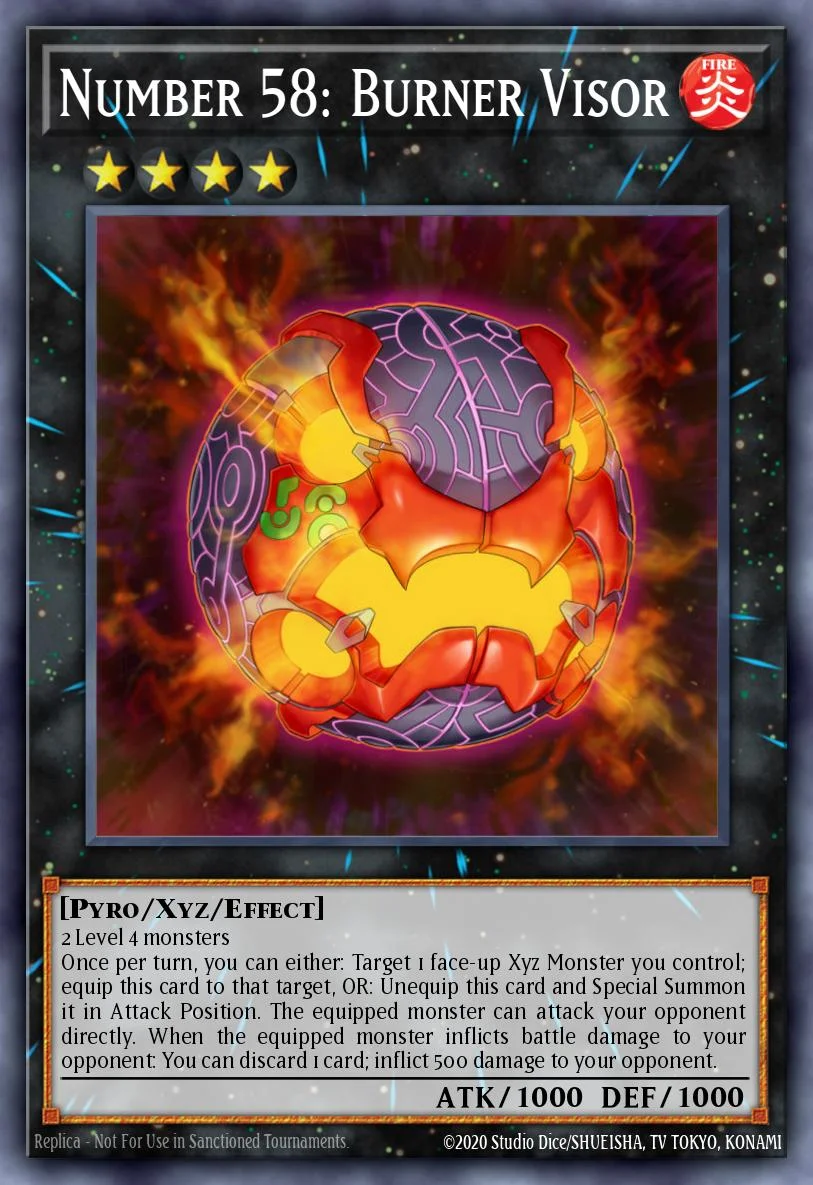 Number 58: Burner Visor 「EN」