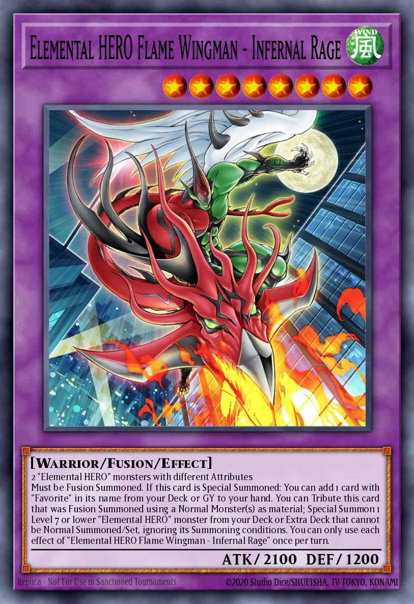 Elemental HERO Flame Wingman - Infernal Rage 「EN」