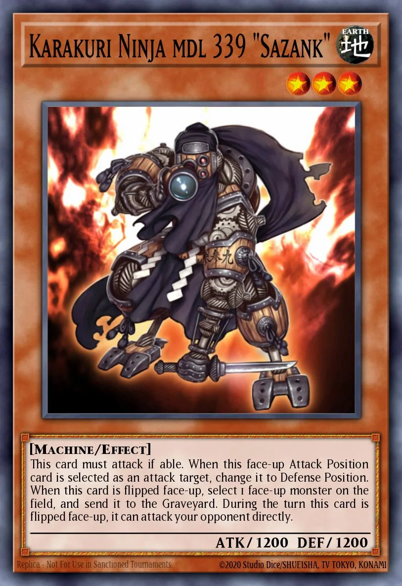 Karakuri Ninja mdl 339 "Sazank" 「EN」