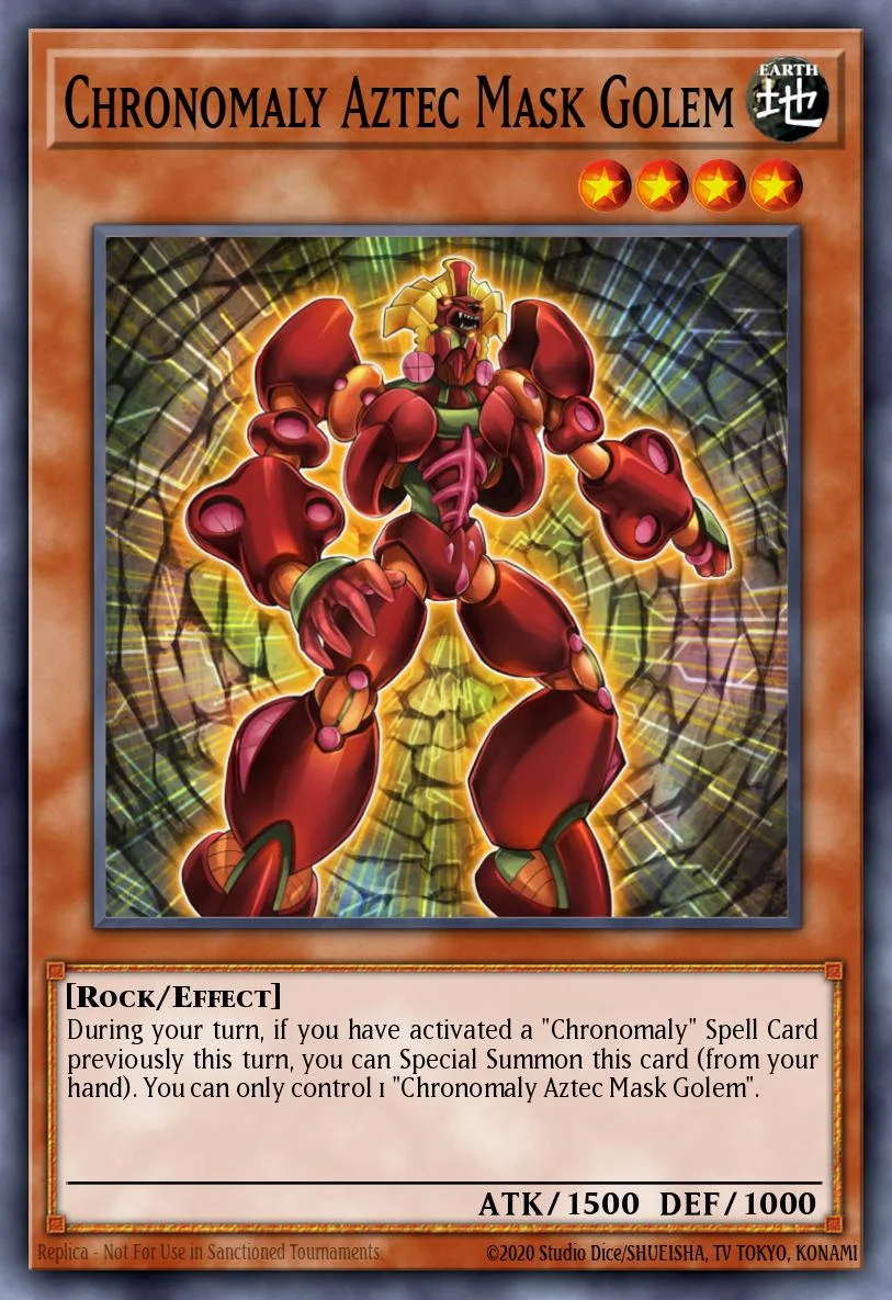Chronomaly Aztec Mask Golem 「EN」