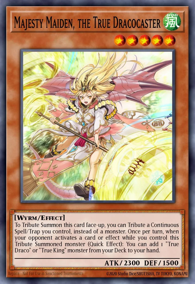 Majesty Maiden, the True Dracocaster 「EN」