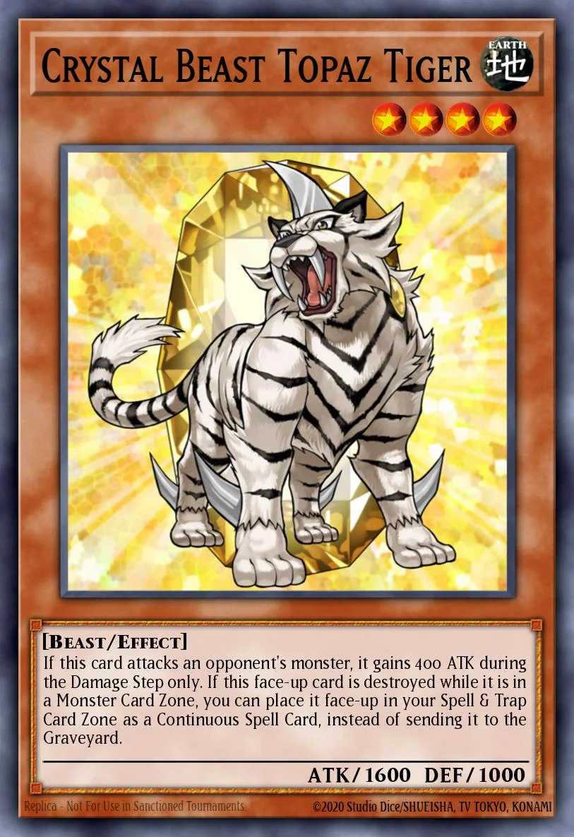Crystal Beast Topaz Tiger 「EN」