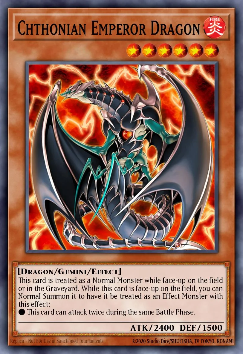 Chthonian Emperor Dragon 「EN」