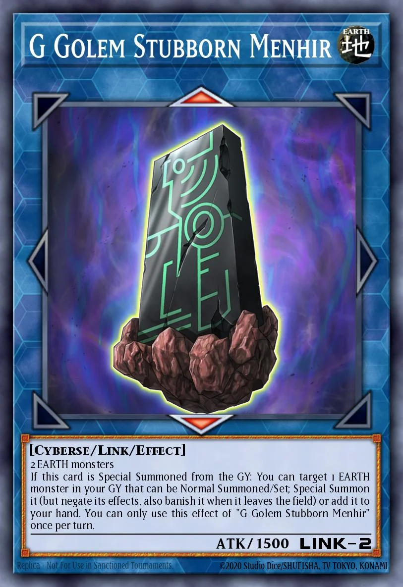 G Golem Stubborn Menhir 「EN」