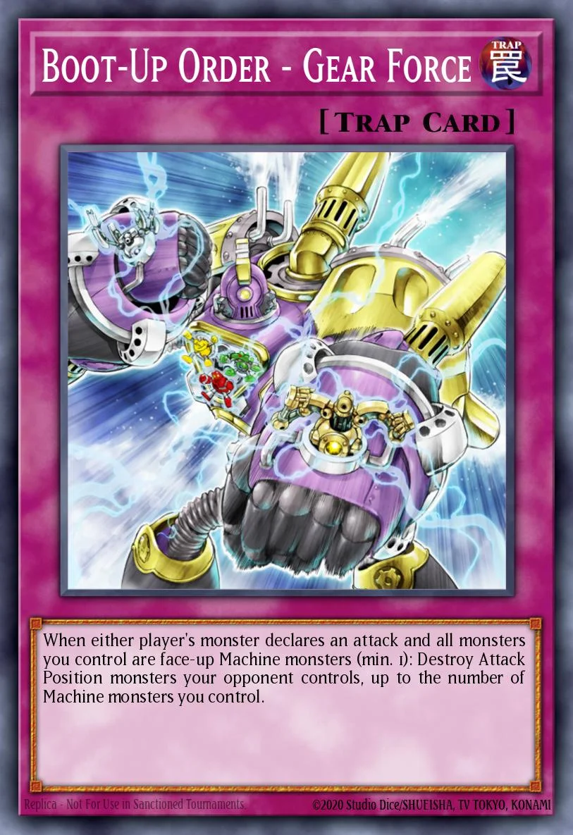 Boot-Up Order - Gear Force 「EN」