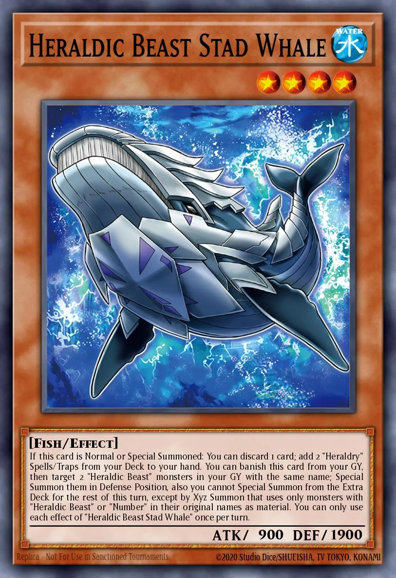 Heraldic Beast Stad Whale 「EN」