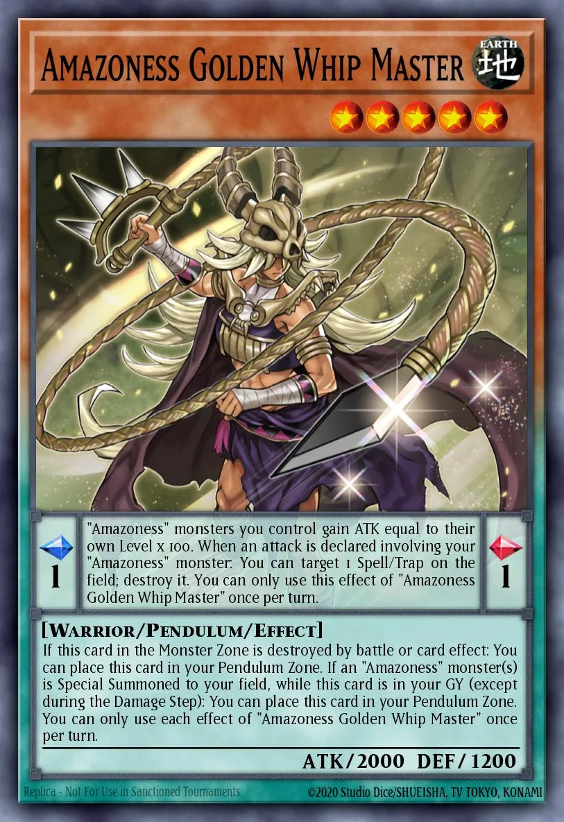 Amazoness Golden Whip Master 「EN」