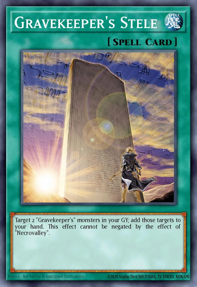 Gravekeeper's Stele 「EN」