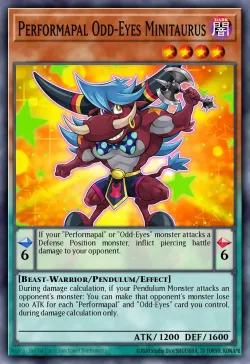 Performapal Odd-Eyes Minitaurus 「EN」