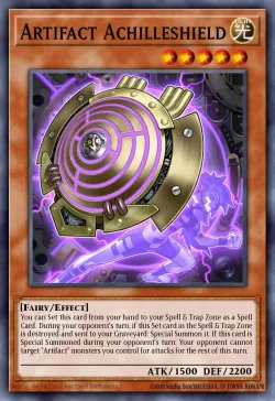 Artifact Achilleshield #EN010 · Yu-Gi-Oh!
