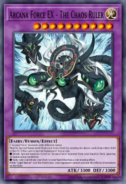 Arcana Force EX - The Chaos Ruler #EN034 · Yu-Gi-Oh!