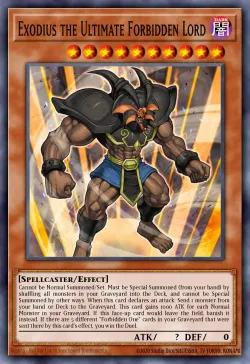 Exodius the Ultimate Forbidden Lord 「EN」