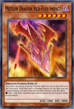 Meteor Dragon Red-Eyes Impact #EN028 · Yu-Gi-Oh!
