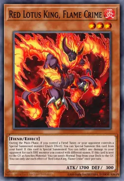Red Lotus King, Flame Crime 「EN」