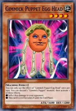 Gimmick Puppet Egg Head 「EN」