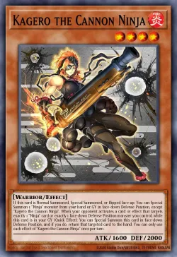 Kagero the Cannon Ninja #EN169 · Yu-Gi-Oh!
