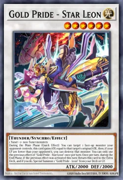 Gold Pride - Star Leon #EN089 · Yu-Gi-Oh!
