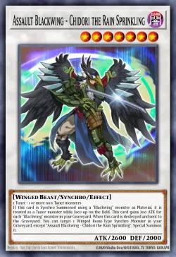 Assault Blackwing - Chidori the Rain Sprinkling 「EN」