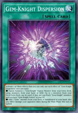 Gem-Knight Dispersion #EN023 · Yu-Gi-Oh!