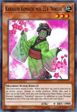 Karakuri Komachi mdl 224 "Ninishi" #EN030 · Yu-Gi-Oh!