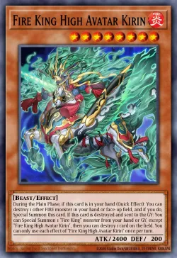 Fire King High Avatar Kirin 「EN」