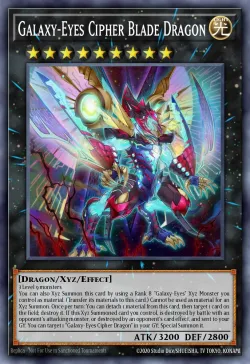 Galaxy-Eyes Cipher Blade Dragon #ENSE4 · Yu-Gi-Oh!