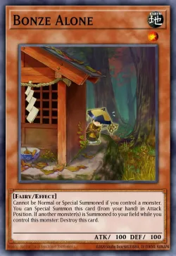 Bonze Alone #EN032 · Yu-Gi-Oh!
