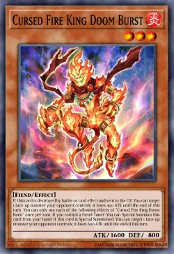 Cursed Fire King Doom Burst 「EN」