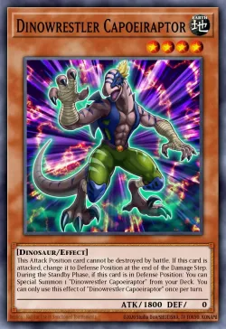 Dinowrestler Capoeiraptor #EN157 · Yu-Gi-Oh!