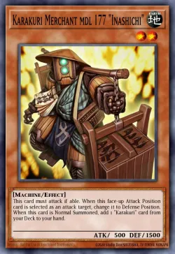 Karakuri Merchant mdl 177 "Inashichi" #EN020 · Yu-Gi-Oh!