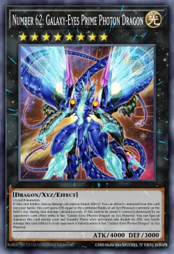 Number 62: Galaxy-Eyes Prime Photon Dragon 「EN」