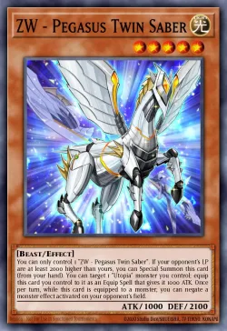 ZW - Pegasus Twin Saber 「EN」