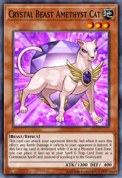 Crystal Beast Amethyst Cat 「EN」