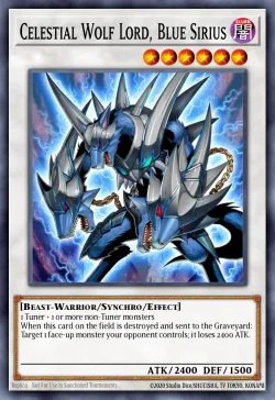 Celestial Wolf Lord, Blue Sirius 「EN」