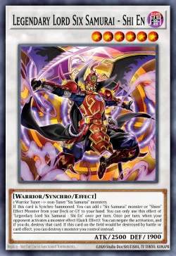 Legendary Lord Six Samurai - Shi En #EN107 · Yu-Gi-Oh!