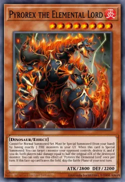 Pyrorex the Elemental Lord 「EN」