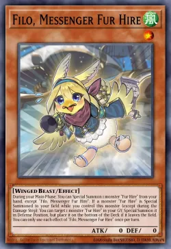 Filo, Messenger Fur Hire #EN015 · Yu-Gi-Oh!