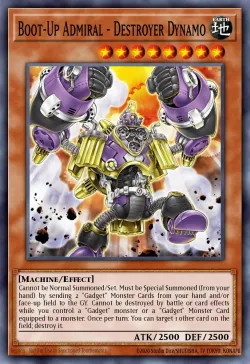 Boot-Up Admiral - Destroyer Dynamo #EN002 · Yu-Gi-Oh!