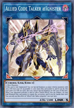 Allied Code Talker @Ignister #EN051 · Yu-Gi-Oh!