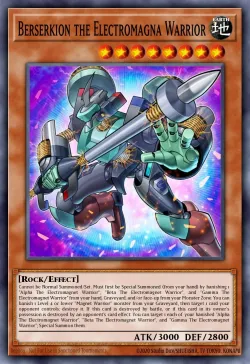 Berserkion the Electromagna Warrior 「EN」