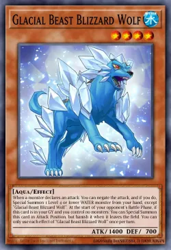 Glacial Beast Blizzard Wolf #EN031 · Yu-Gi-Oh!