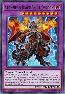Archfiend Black Skull Dragon 「EN」