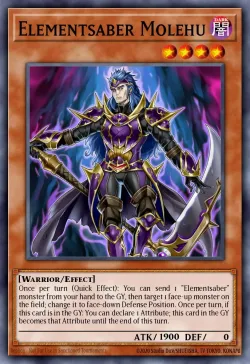Elementsaber Molehu #EN024 · Yu-Gi-Oh!