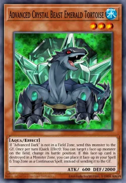 Advanced Crystal Beast Emerald Tortoise #EN012 · Yu-Gi-Oh!