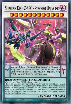 Supreme King Z-ARC - Synchro Universe 「EN」
