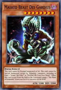 Masked Beast Des Gardius 「EN」