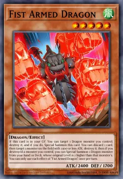 Fist Armed Dragon #EN028 · Yu-Gi-Oh!