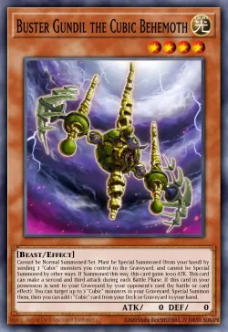 Buster Gundil the Cubic Behemoth 「EN」