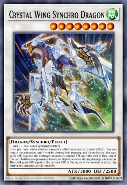 Crystal Wing Synchro Dragon 「EN」